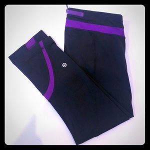Lululemon Athletica Run Inspire Crop Sz 8